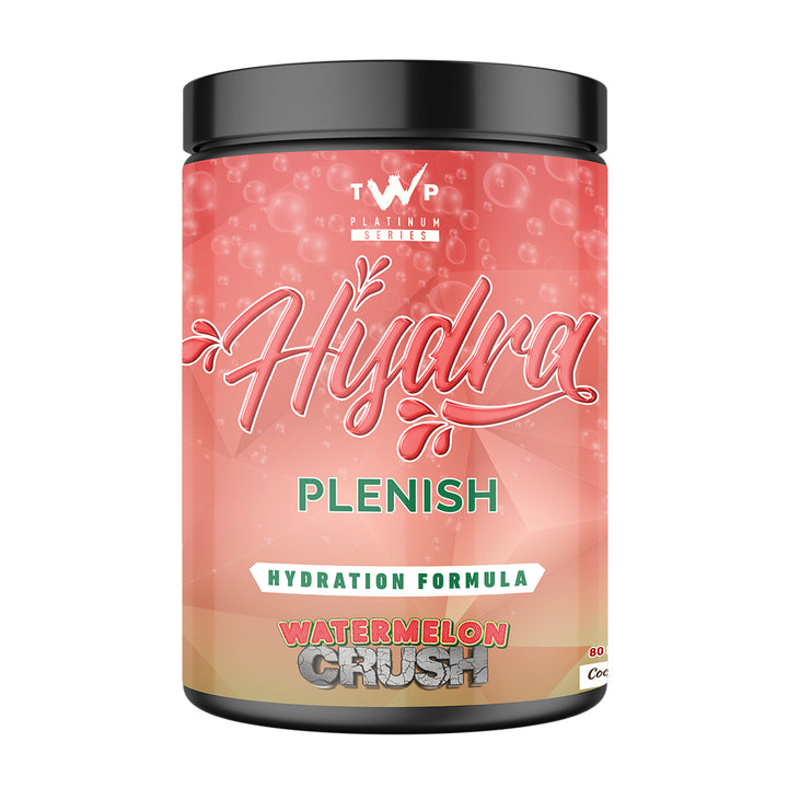 TWP HYDRA-PLENISH – Watermelon Crush 800g Tub – Hydration & Electrolyte Formula