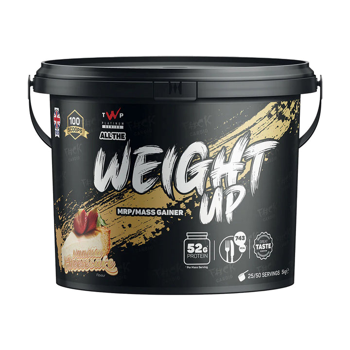 TWP ALL THE WEIGHT UP Protein – Vanilla Cheesecake 5kg High-Calorie Shake