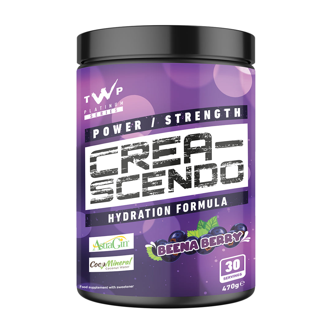 TWP CREA-SCENDO Creatine – Beena Berry flavour 470g tub