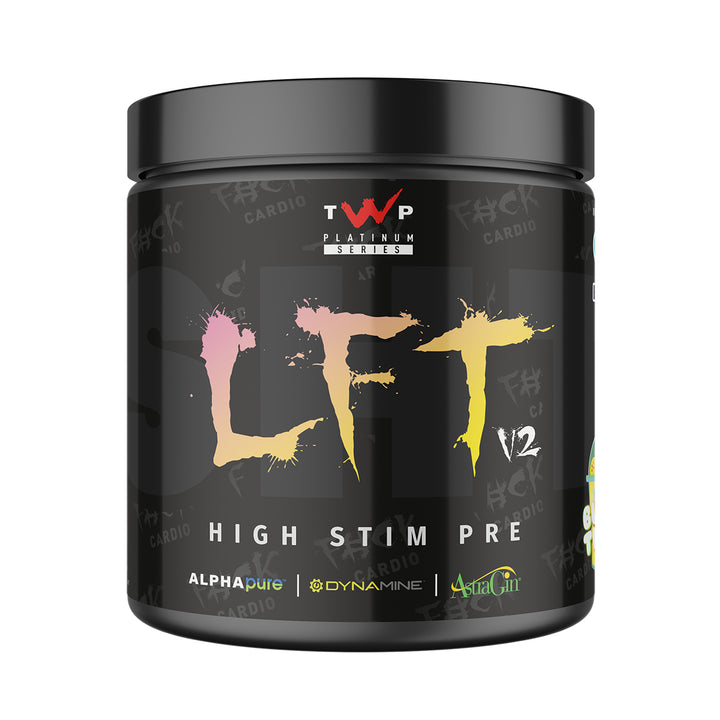 TWP High Stim Strong Pre-Workout – Ice Blast Twist 390g Tub – Intense Energy & Focus