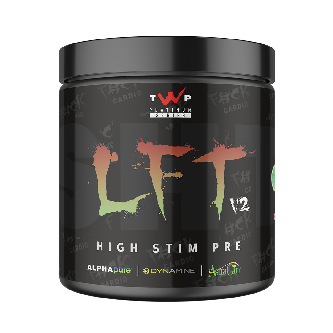 TWP High Stim Strong Pre-Workout – Cherry Lime 390g Tub – Intense Energy & Focus