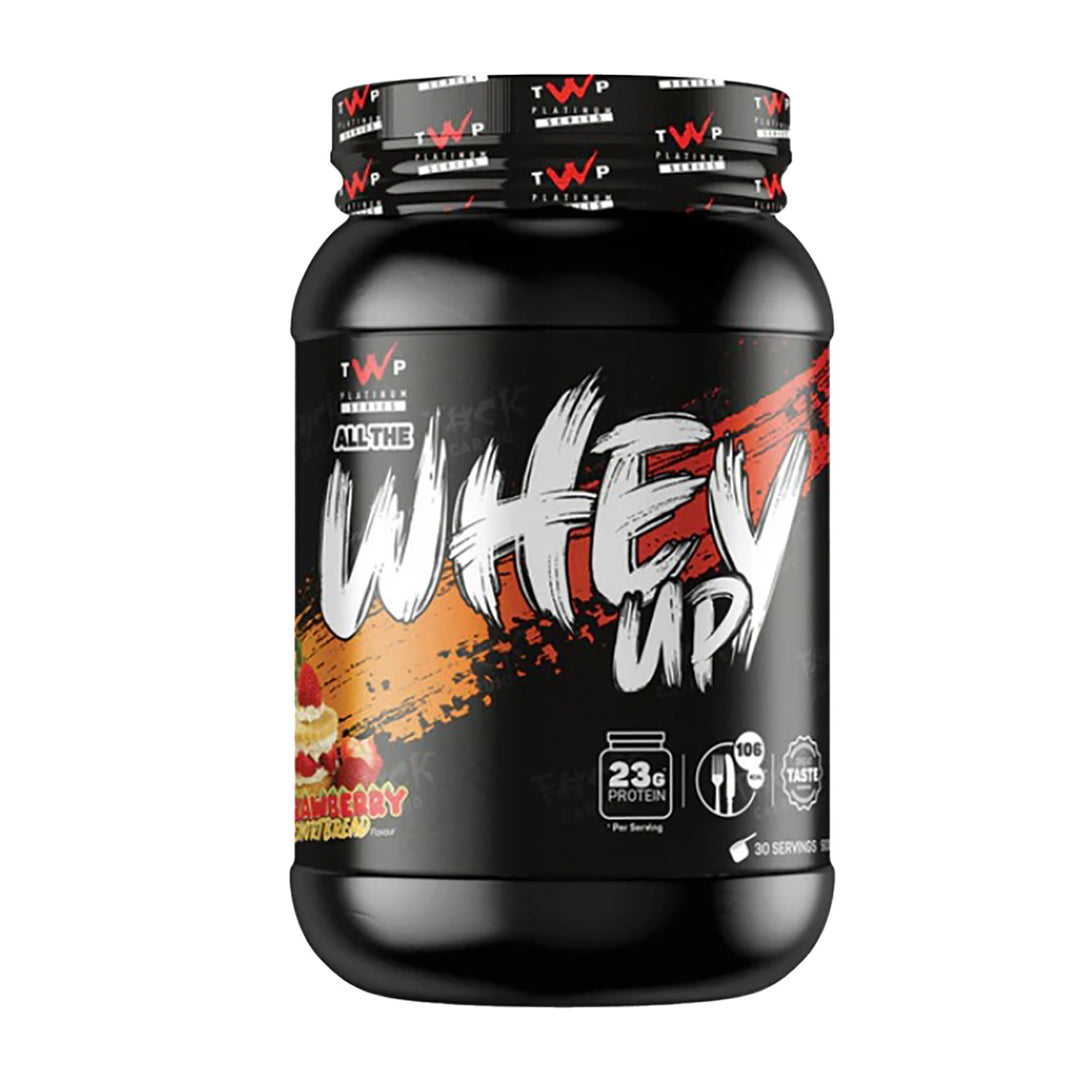 TWP ALL THE WHEY UP Whey Protein – Strawberry Shortcake 900g Tub
