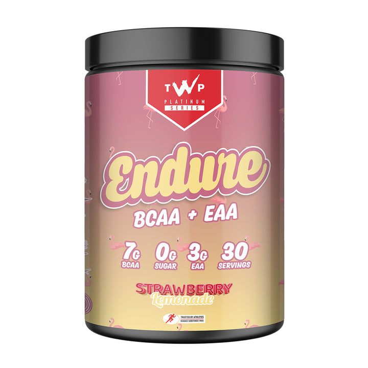 TWP ENDURE BCAA + EAA – Strawberry Lemonade 510g Tub