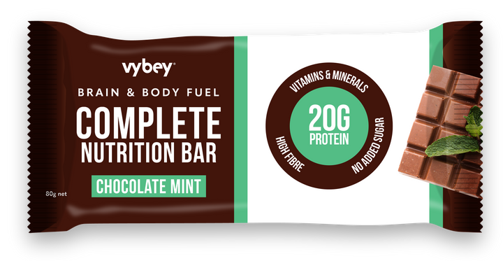 Vybey Complete Nutrition Bar Choc Mint