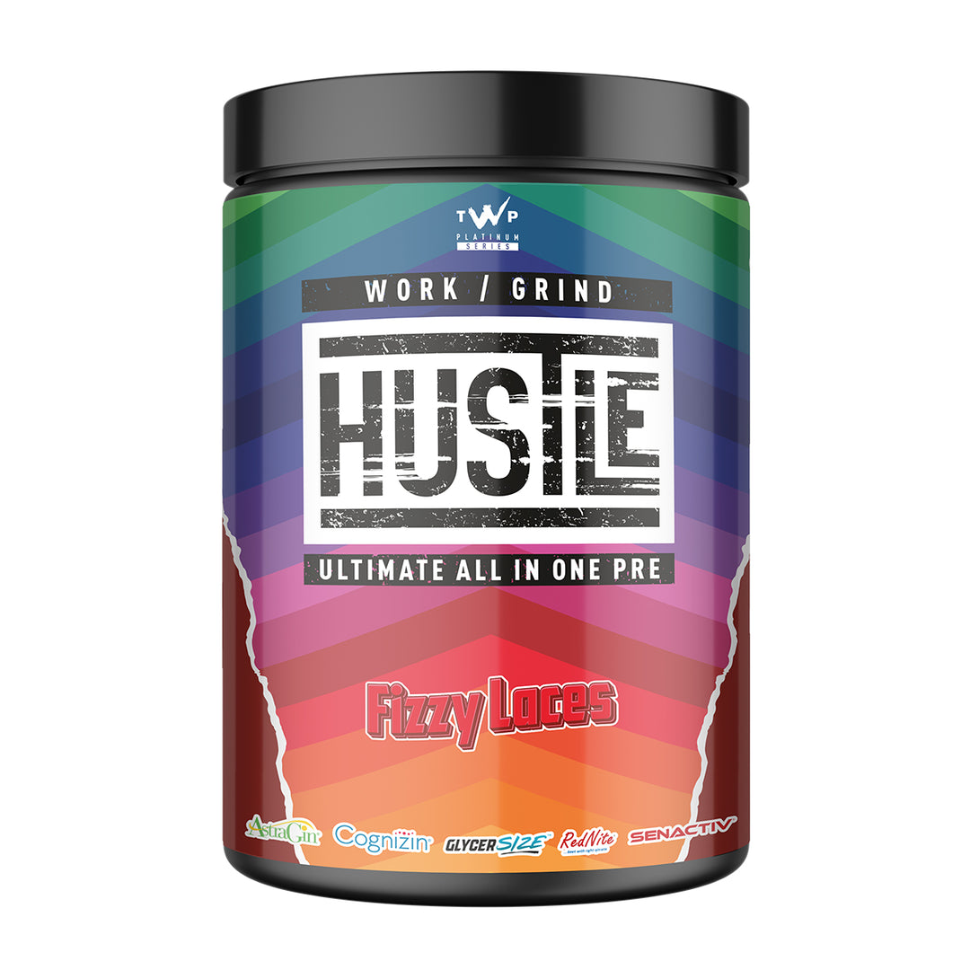 TWP WORK / GRIND – HUSTLE Pre-Workout 559g – Fizzy Laces Flavour